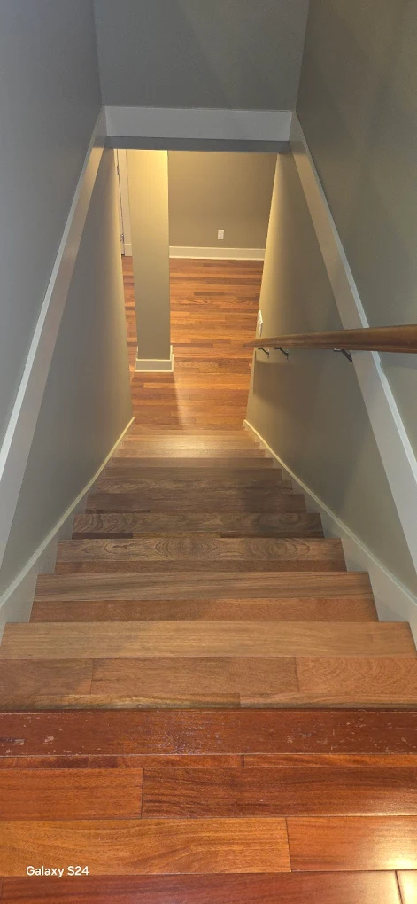 Staircase flooring by Star Floors