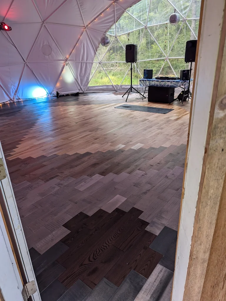 Dome build flooring project